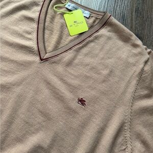 New Etro V-Neck Sweater
